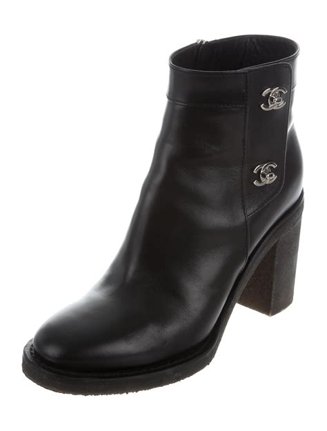 chanel black leather riding boots|chanel ankle boots 2021.